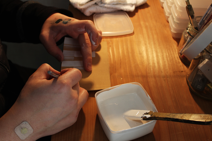 善光寺参り絵解き図制作過程