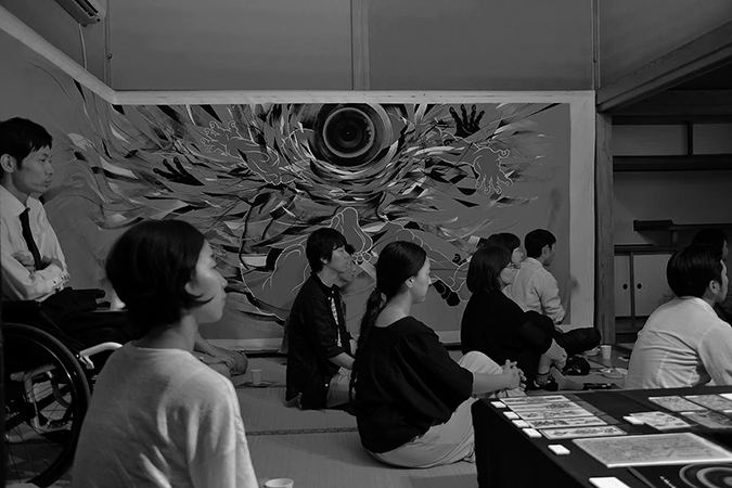 やをらむすび  OZ-尾頭-山口佳祐 即興絵画乃夜会 / Niigata, JAPAN