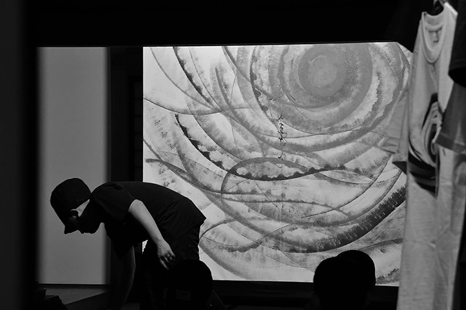 やをらむすび  OZ-尾頭-山口佳祐 即興絵画乃夜会 / Niigata, JAPAN