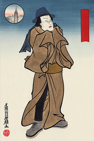 OZ-尾頭-山口佳祐　Japanism - 現代絵画　 [ Modern Samurai - Men's Kimono ]