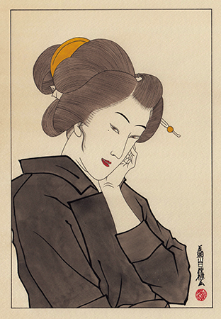 OZ-尾頭-山口佳祐 | OZ-Yamaguchi Keisuke　Japanism - 現代絵画　 [ まれびとを想ふ ]